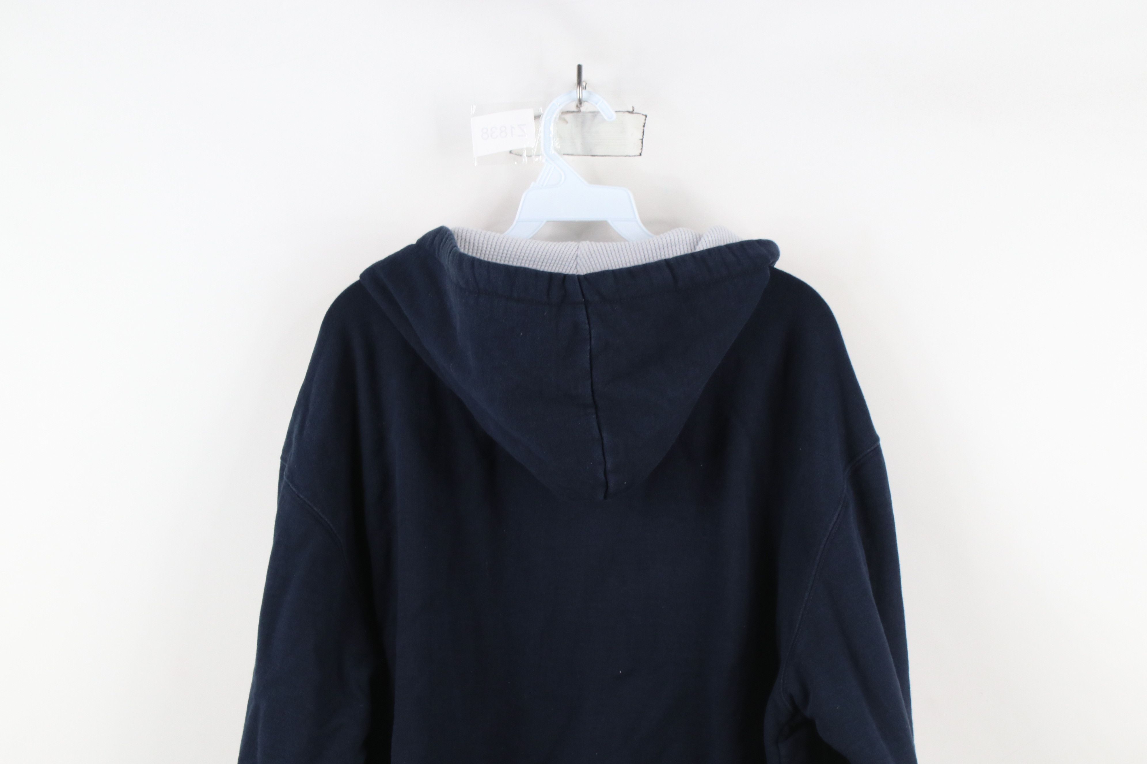 Vintage Vintage 90s Streetwear Heavyweight Lined Full Zip Hoodie Size US XL / EU 56 / 4 - 12 Thumbnail