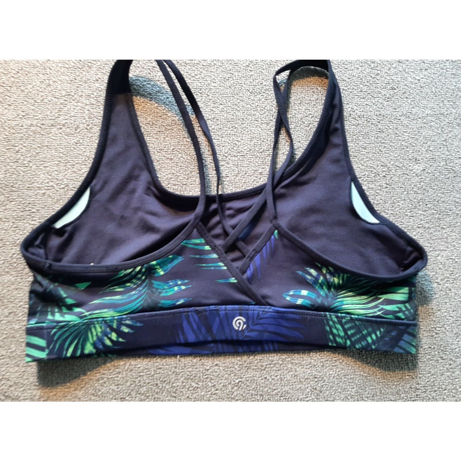 Champion Target Champion Life Womens Sports Bra Racerback 33 Palm Leaf Pattern Multicolor Size 33 Medium Support Racerback L/S? Size ONE SIZE - 3 Thumbnail