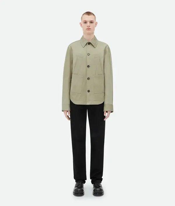 Bottega Veneta o1loc1c0426 735899 Relaxed Fit Cotton Twill Jacket Size US S / EU 44-46 / 1 - 1 Thumbnail