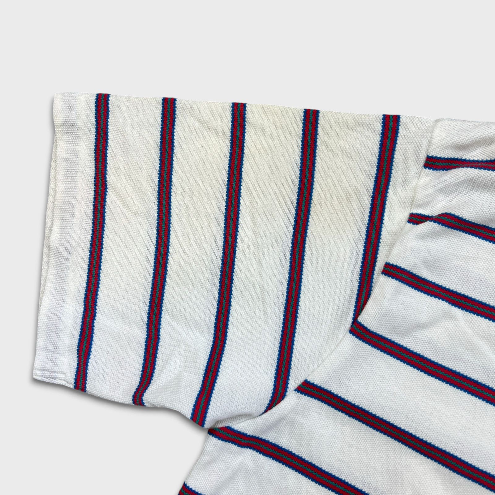 Izod × Lacoste × Vintage Vintage 80s Izod Lacoste Polo Shirt XL Striped Casual Preppy Size US XL / EU 56 / 4 - 7 Thumbnail