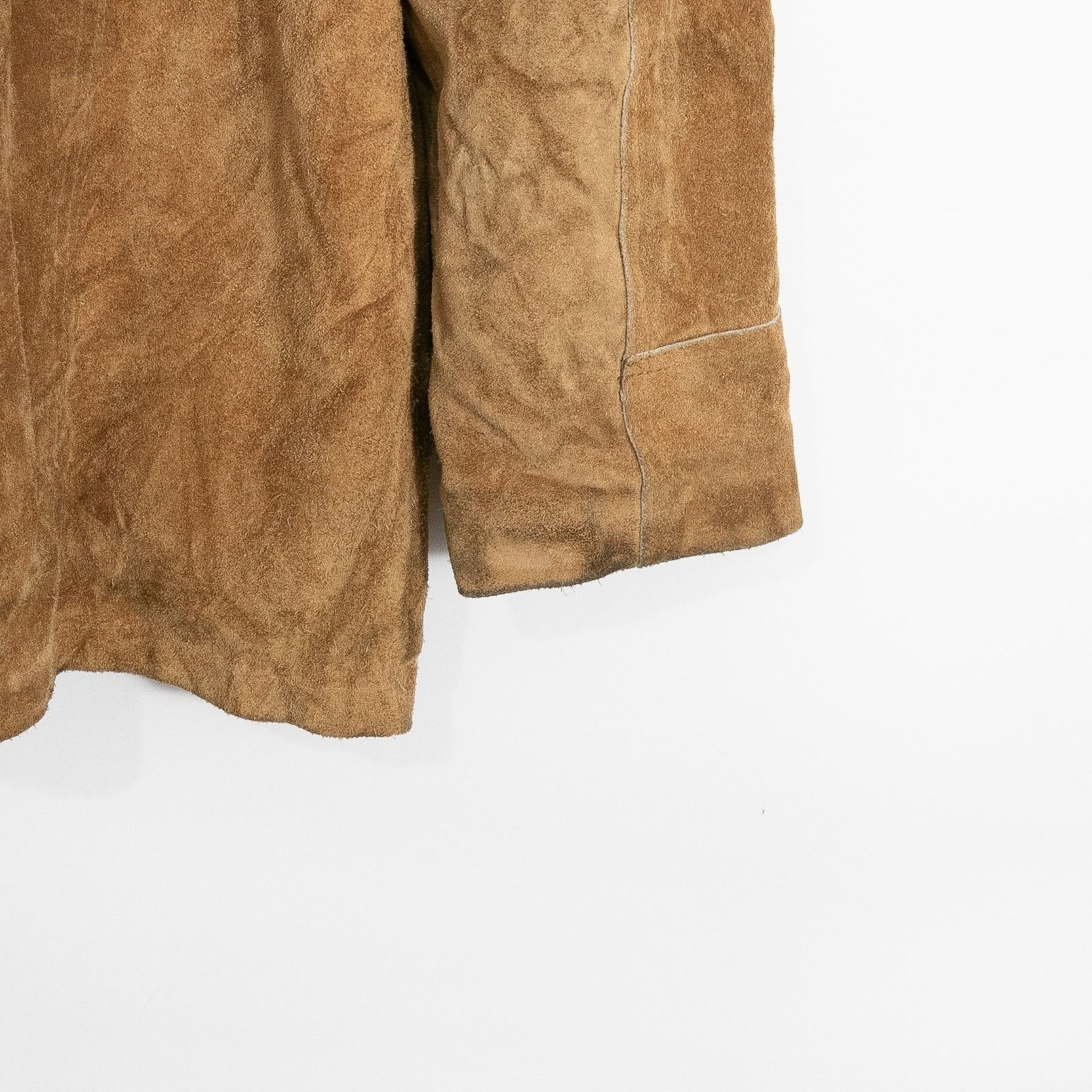 Sears Vintage Sears Leather Shop Suede Rancher Coat Jacket Mens 42 Size US XL / EU 56 / 4 - 9 Thumbnail