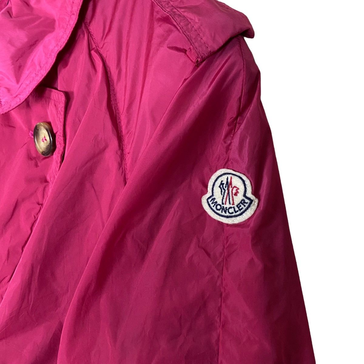 Moncler Vintage Moncler Double Breasted Belted Windbreaker Light Size S / US 4 / IT 40 - 9 Thumbnail