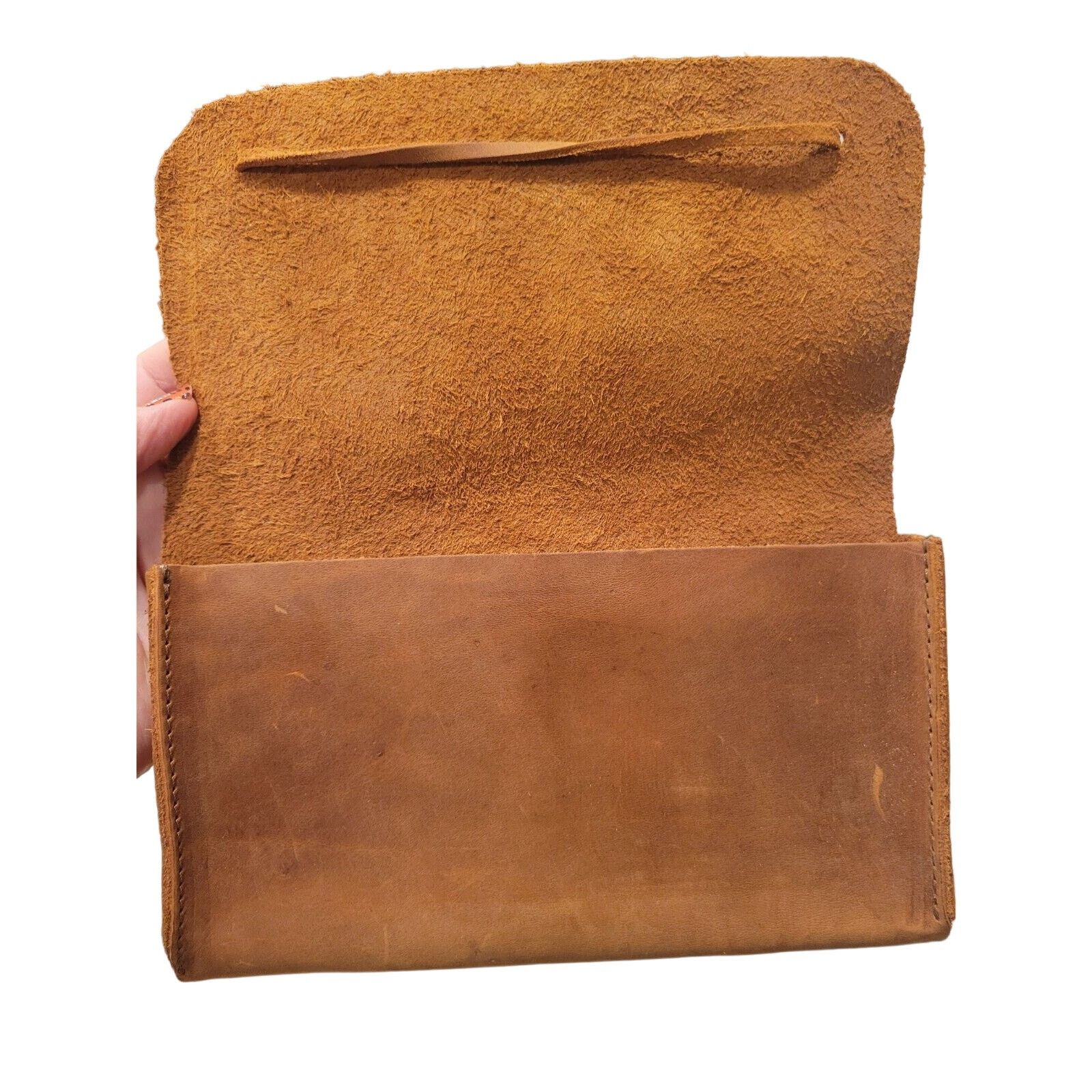 Saddleback Leather Saddleback Leather Company Wallet Clutch Ties Brown Buckskin Size ONE SIZE - 6 Thumbnail
