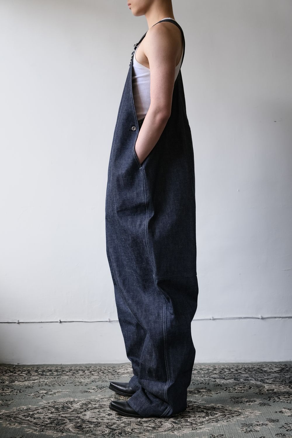 TUKI TUKI #0054 TYPE2 Indigo Denim Overalls Size US 34 / EU 50 - 4 Thumbnail