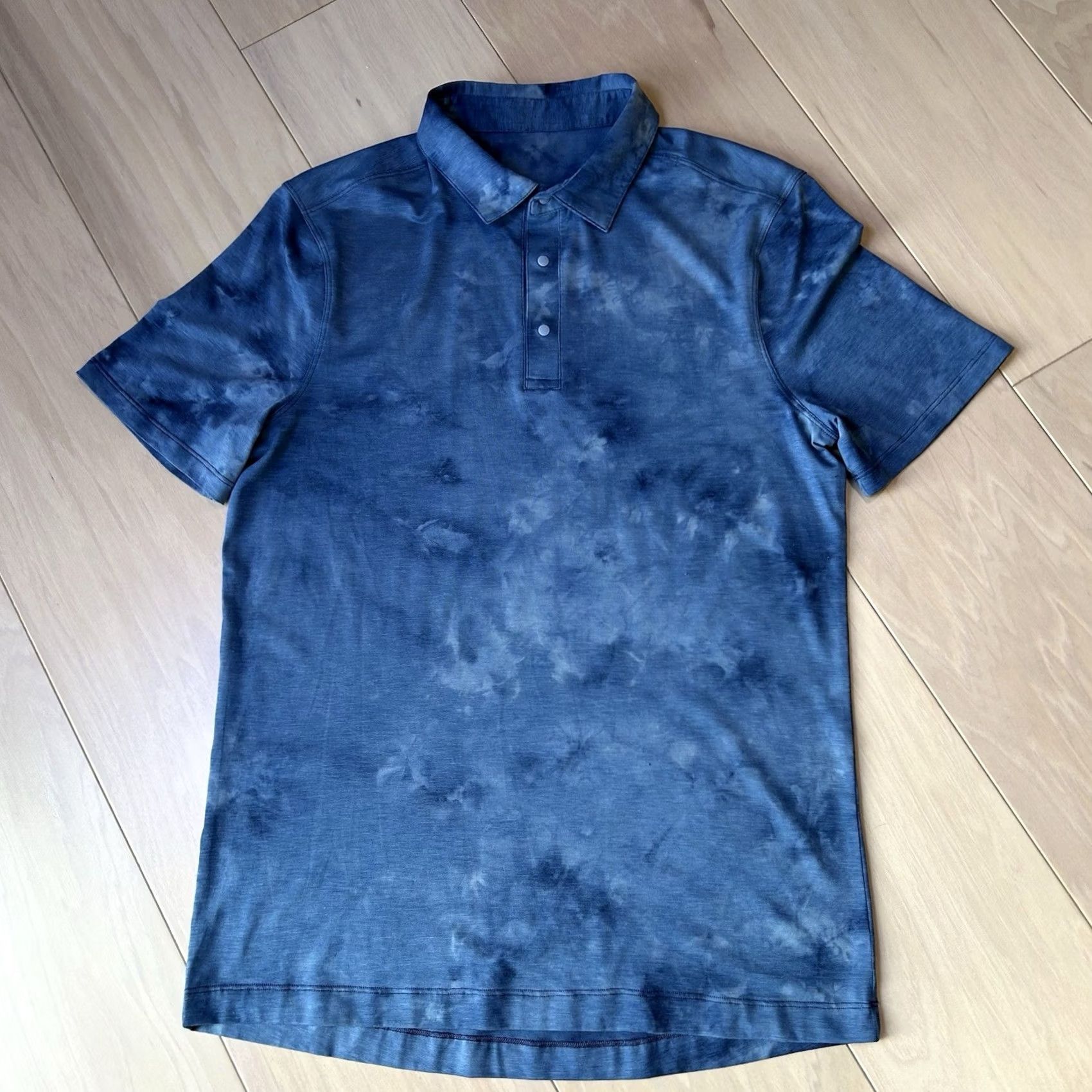Lululemon Lululemon Evolution Polo Performance Shirt - Short Sleeve Mens S Blue Size US S / EU 44-46 / 1 - 2 Thumbnail