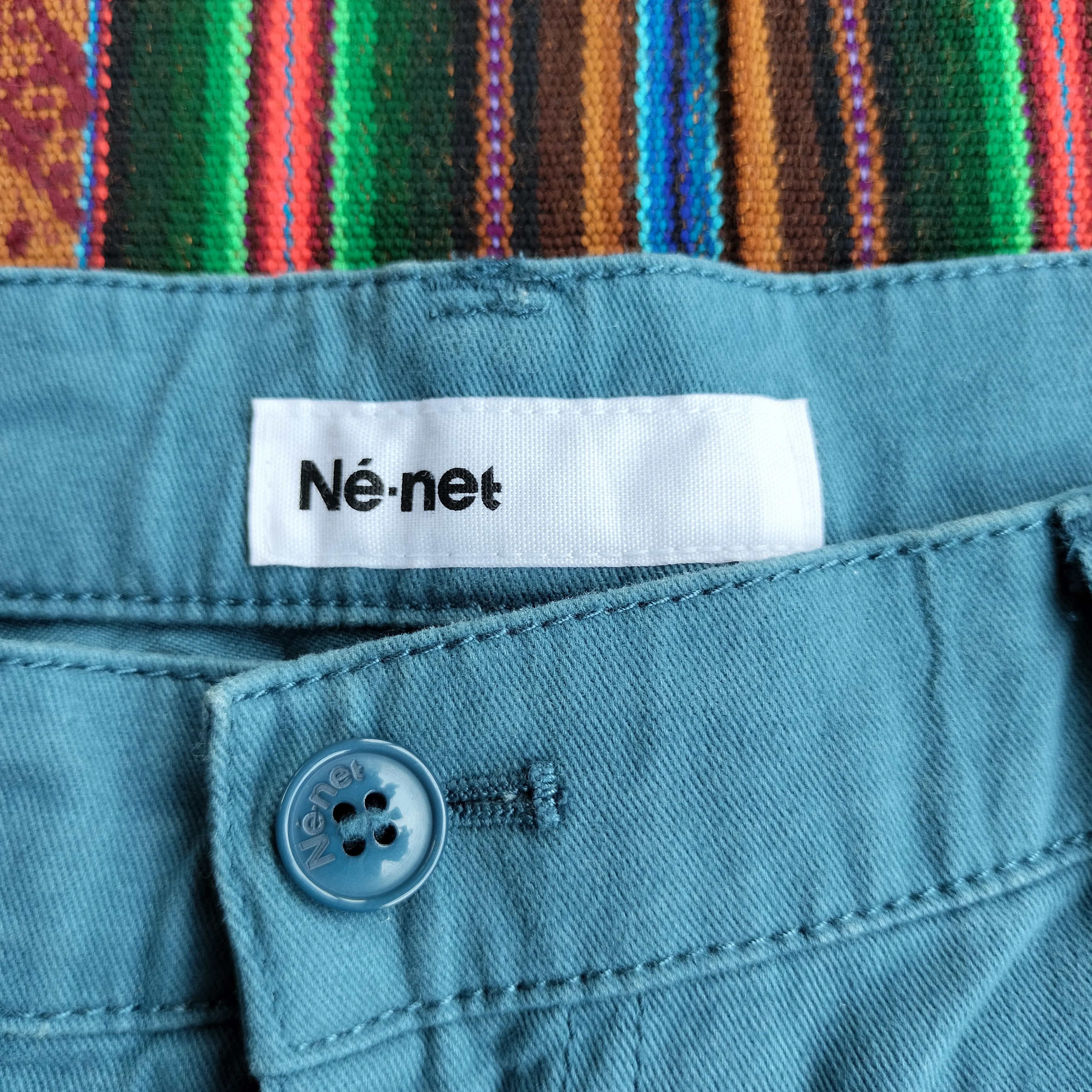 Ne-Net Ne-Net dropcrotch Embroidery pocket long pants Size US 32 / EU 48 - 6 Thumbnail