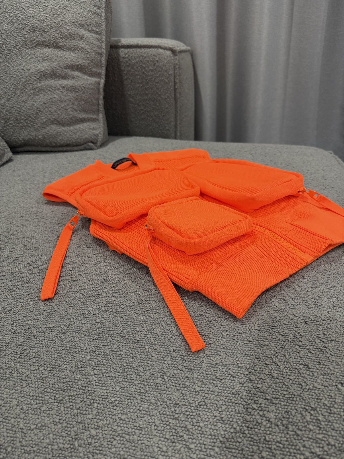 Louis Vuitton LOUIS VUITTON Virgil Abloh Multi 3D Pocket Vest Jacket S Size US S / EU 44-46 / 1 - 4 Thumbnail