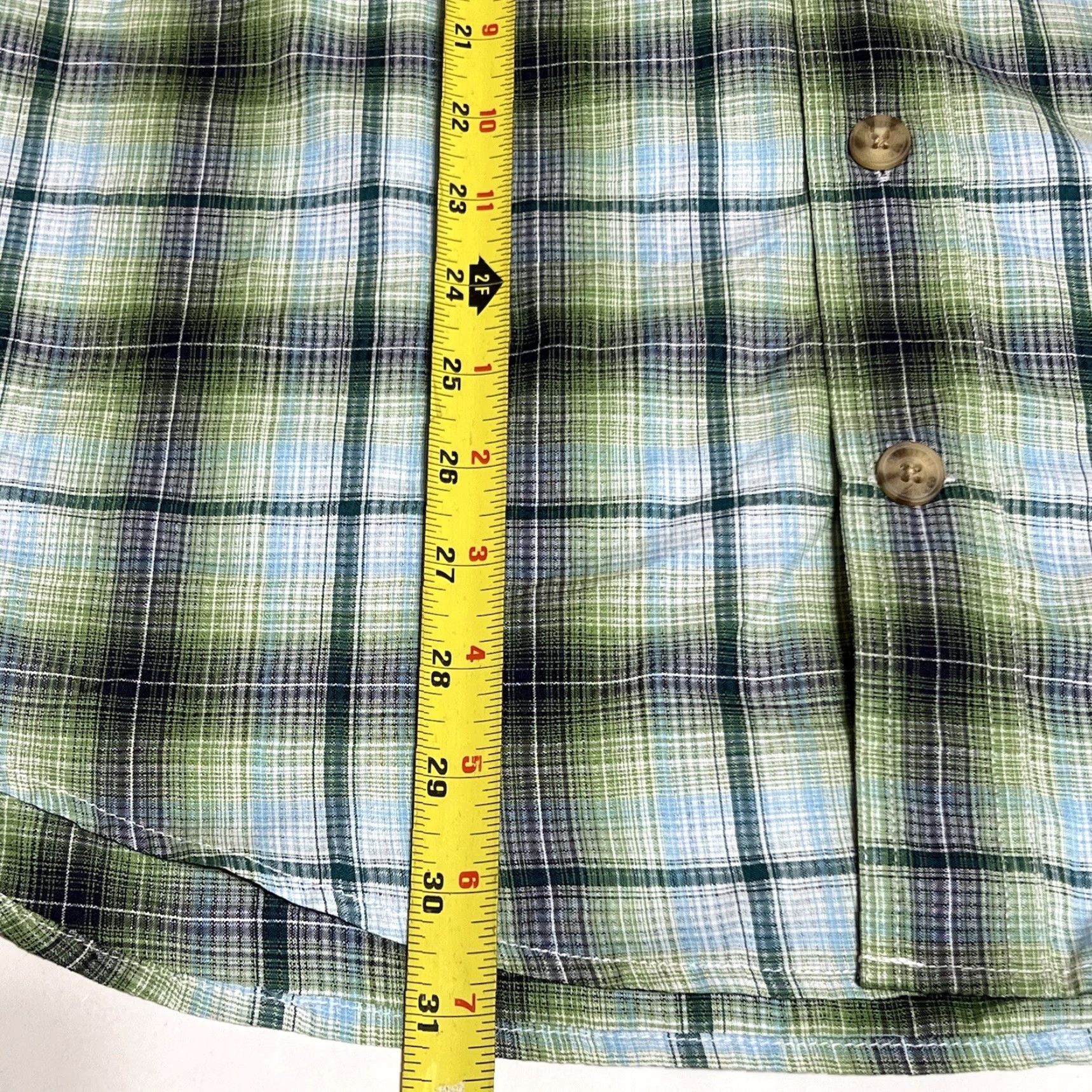 Vintage Duluth Mens M Long Sleeve Button-Down Green Plaid Shirt Polyester Size US M / EU 48-50 / 2 - 5 Thumbnail