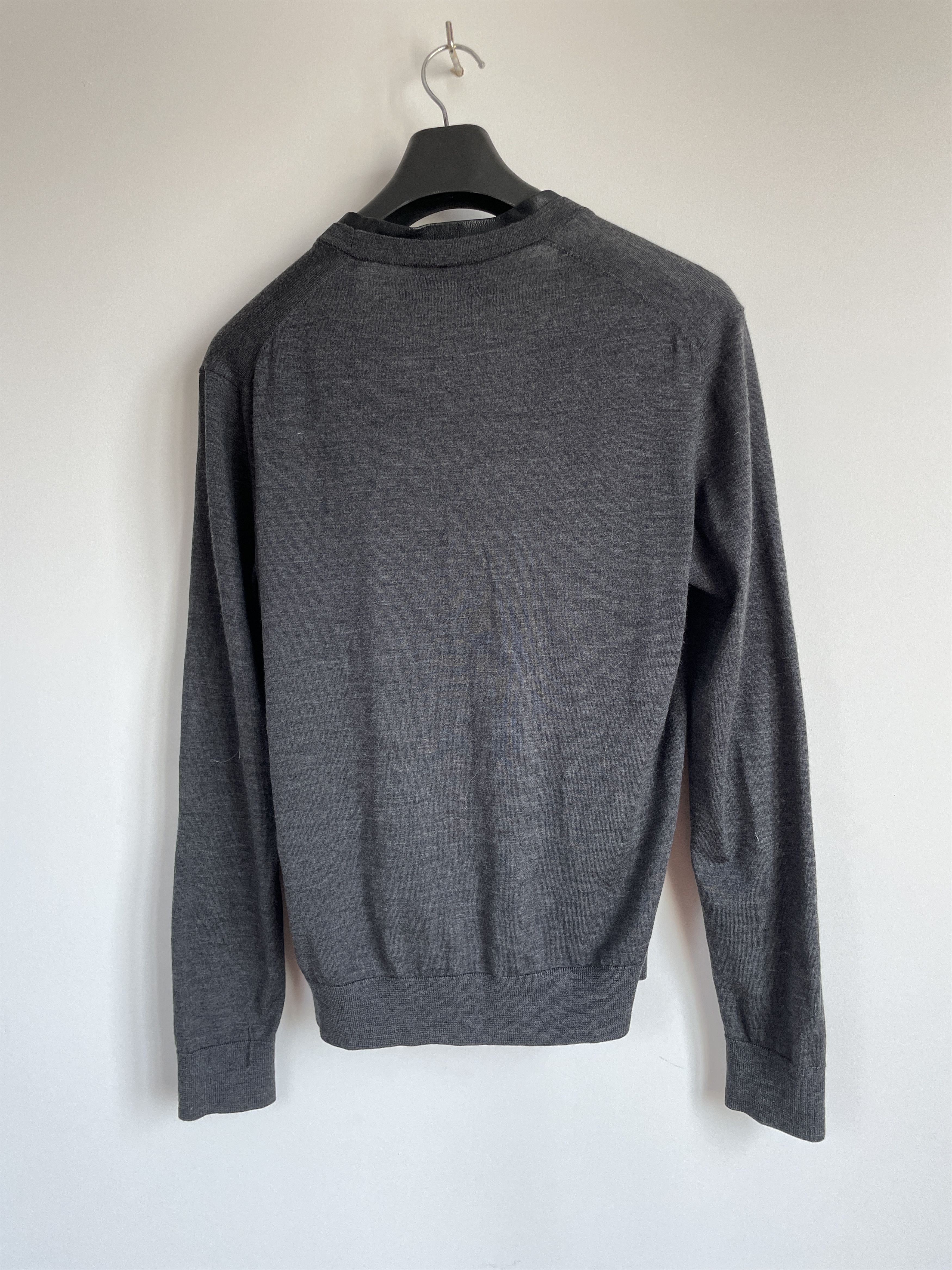The Kooples The Kooples Merino Wool Leather Details Cardigan Size L Size US L / EU 52-54 / 3 - 2 Thumbnail