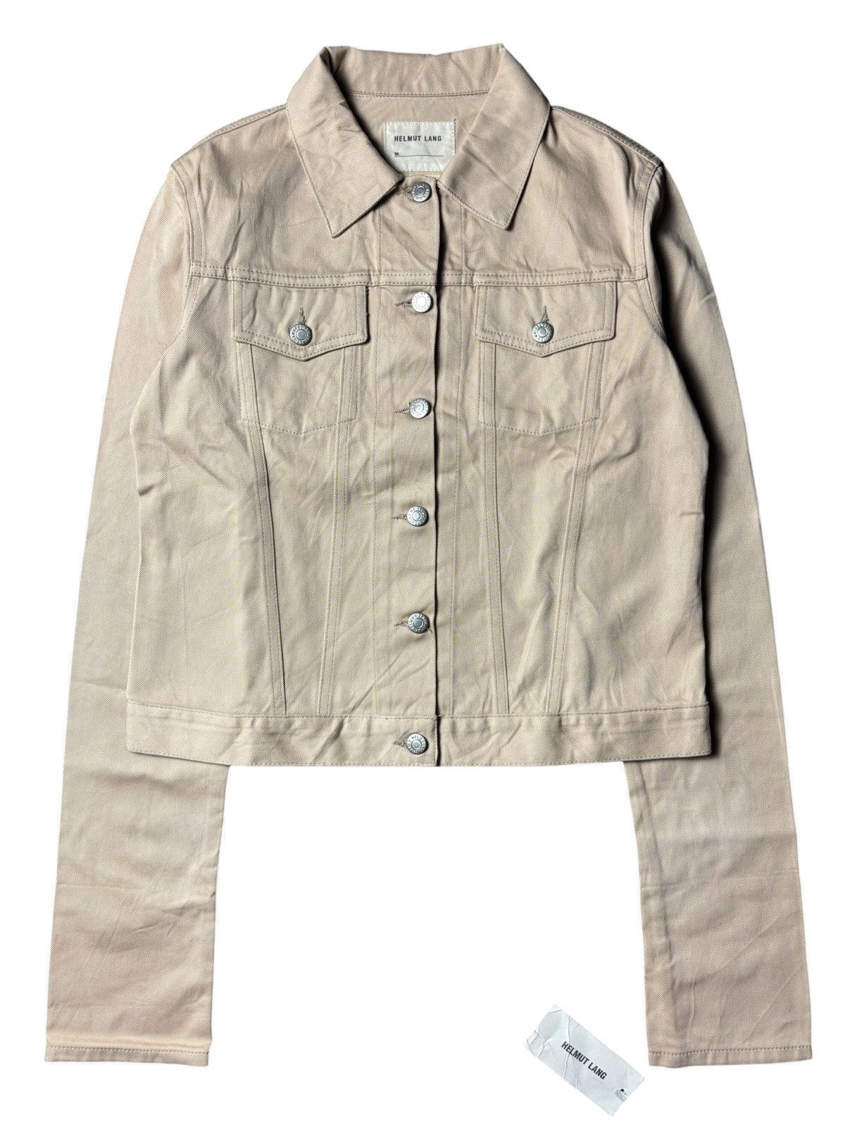 Helmut Lang raw silk denim jacket | Grailed