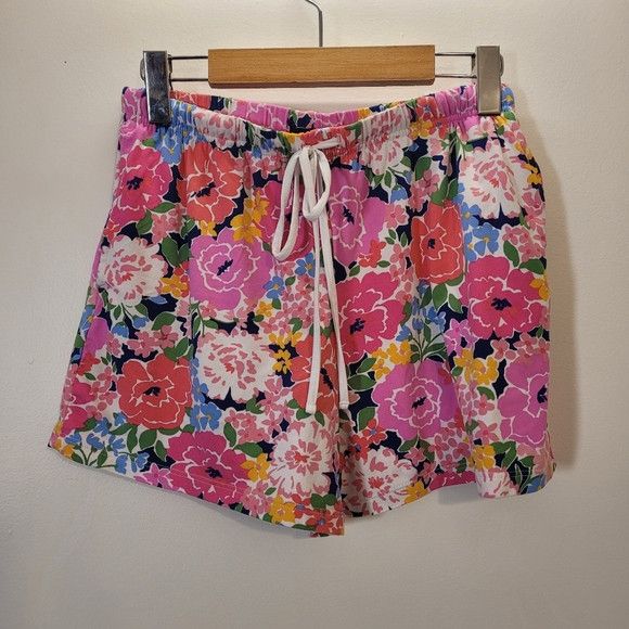 Kate Spade Kate Spade Pink/Blue BLOOMING FLORALS SHORTS Pajama Set - M Size ONE SIZE - 3 Thumbnail