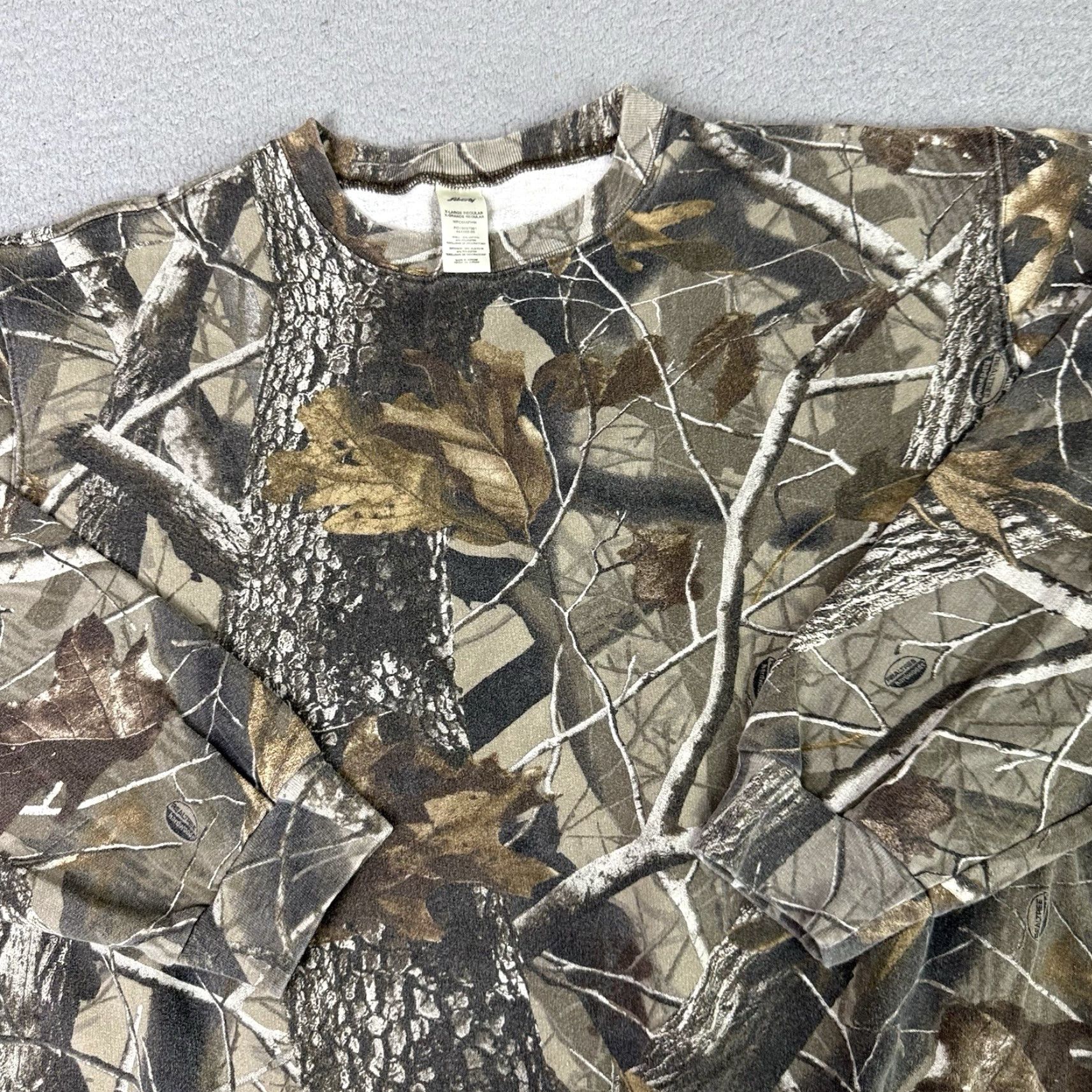 Realtree VINTAGE Realtree Sweatshirt Mens XL Brown Camouflage Camoflauge Y2K Hardwood Crew Neck Size US XL / EU 56 / 4 - 2 Thumbnail
