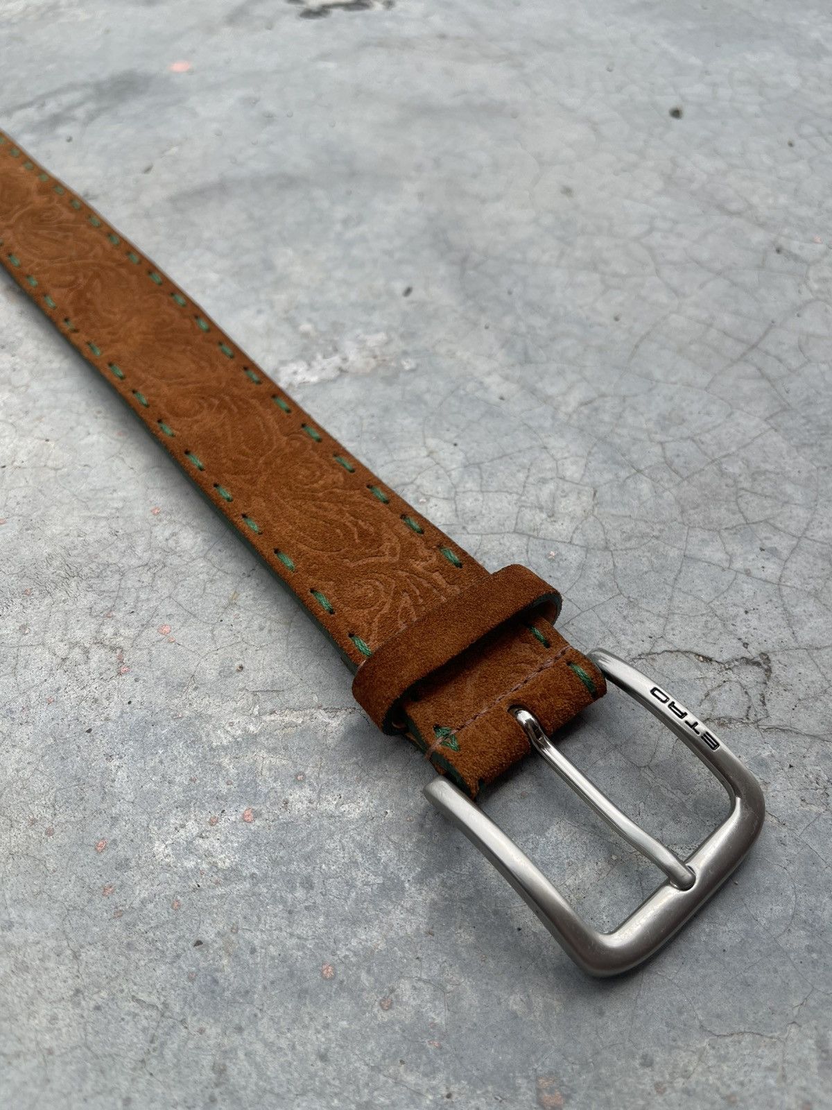 Etro Etro Leather Belt Western For Waist 36 Size 36 - 6 Thumbnail