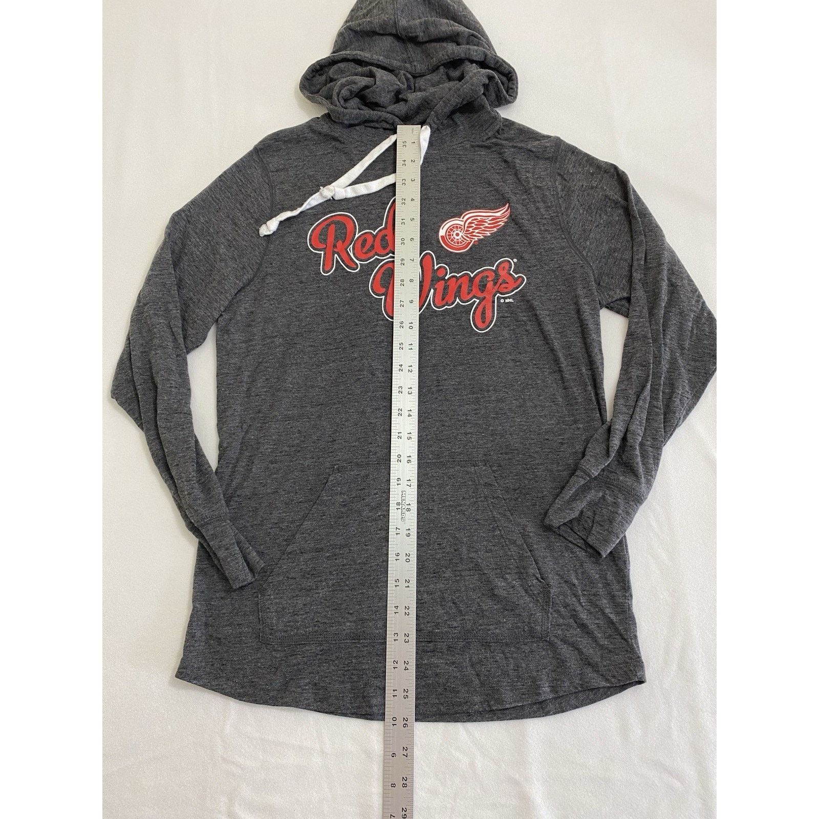 NHL NHL Lightweight Women Medium Hoodie Pullover Sweatshirt Gray Size US M / EU 48-50 / 2 - 3 Thumbnail