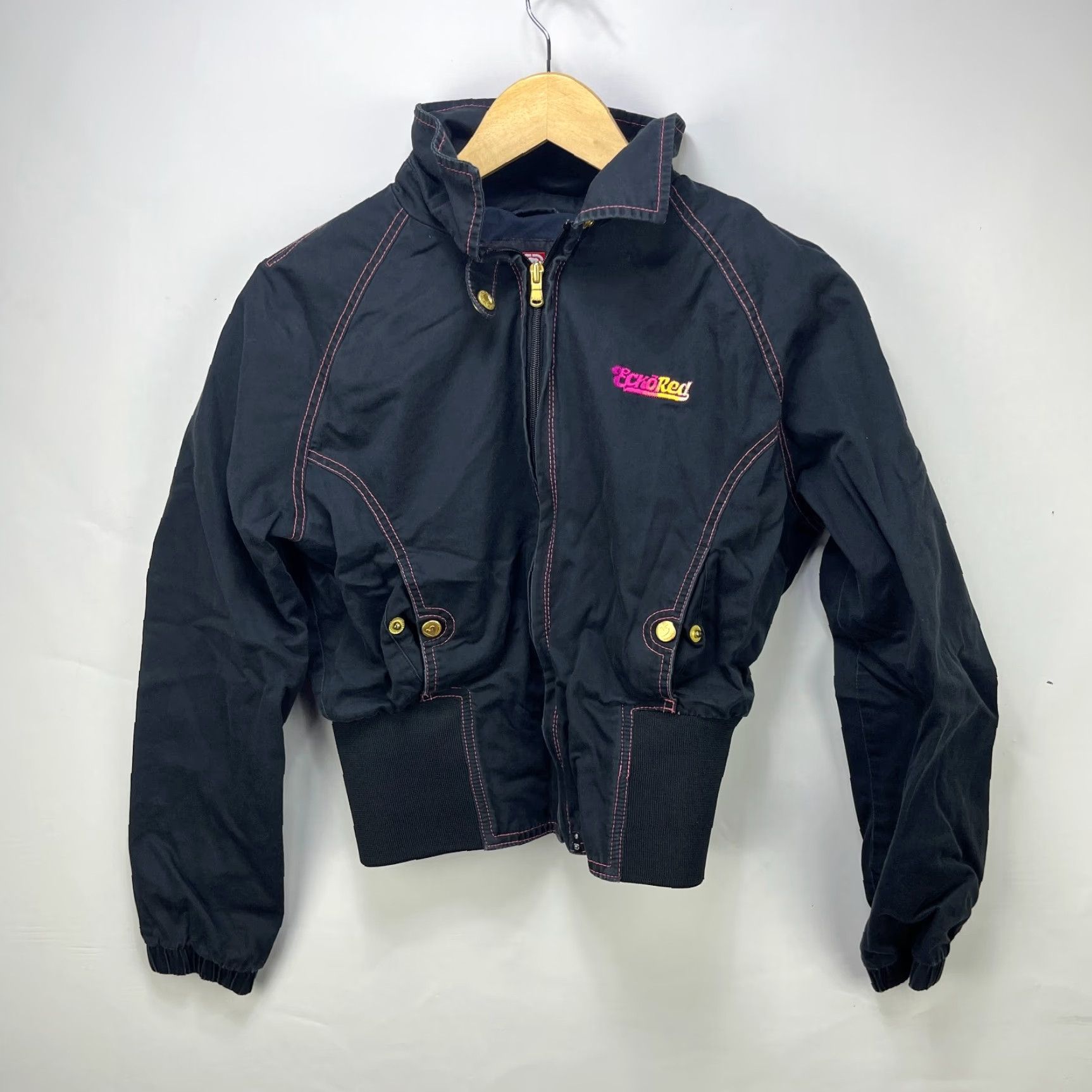 Vintage VINTAGE Ecko Red Jacket Women L Red Hip Hop Basic Jacket Tracksuit Size L Size L / US 10 / IT 46 - 4 Thumbnail