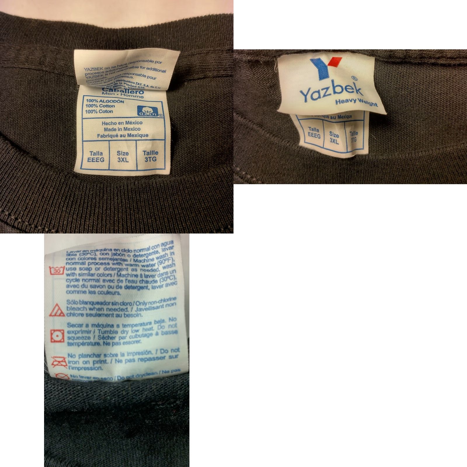 Vintage VINTAGE Yazbek Mexico T-Shirt Men 3XL Black Mayan Calendar Aztec Travel Tourist Size US XXL / EU 58 / 5 - 8 Thumbnail