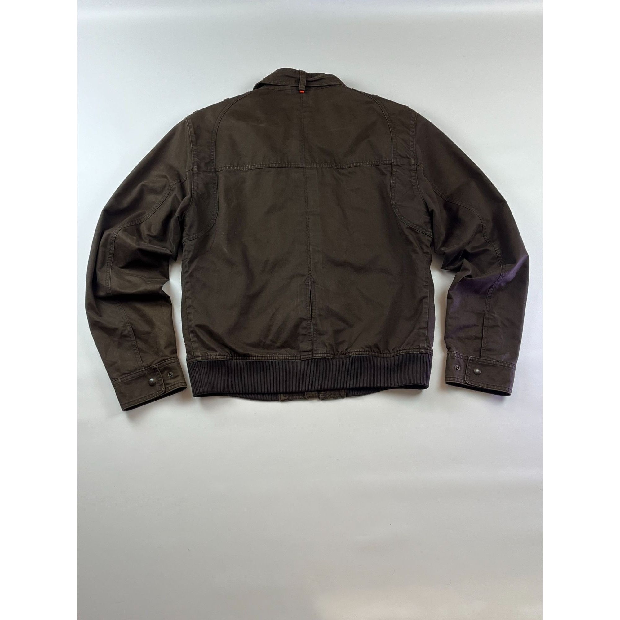 Hugo Boss × Vintage Hugo Boss Oswald Mens Military-Style Zipper Jacket Size US M / EU 48-50 / 2 - 15 Thumbnail
