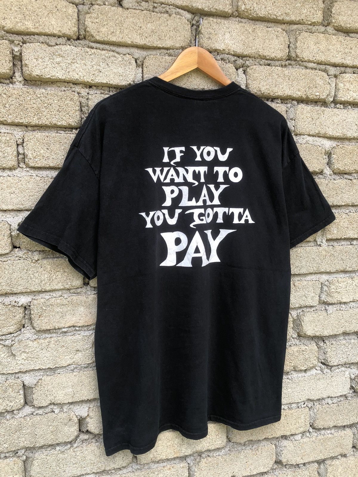 Vintage Vintage Y2K WWE Evolution Gentlemen Club Pay To Play Tshirt Size US XL / EU 56 / 4 - 11 Thumbnail