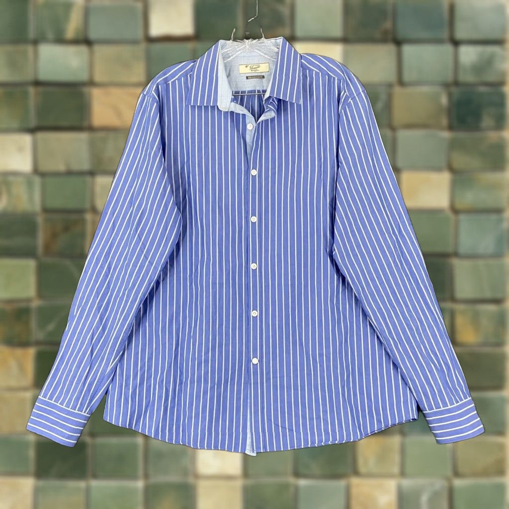 Original Penguin Original Penguin Munsingwear Slim Fit Button-Up Shirt Men  Medium Blue | Grailed