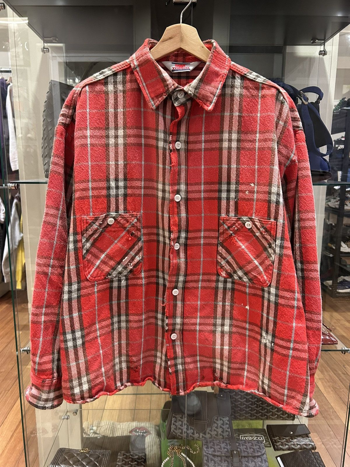 Saint Michael Saint Michael Button Up Flannel Shirt Size US L / EU 52-54 / 3 - 1 Thumbnail