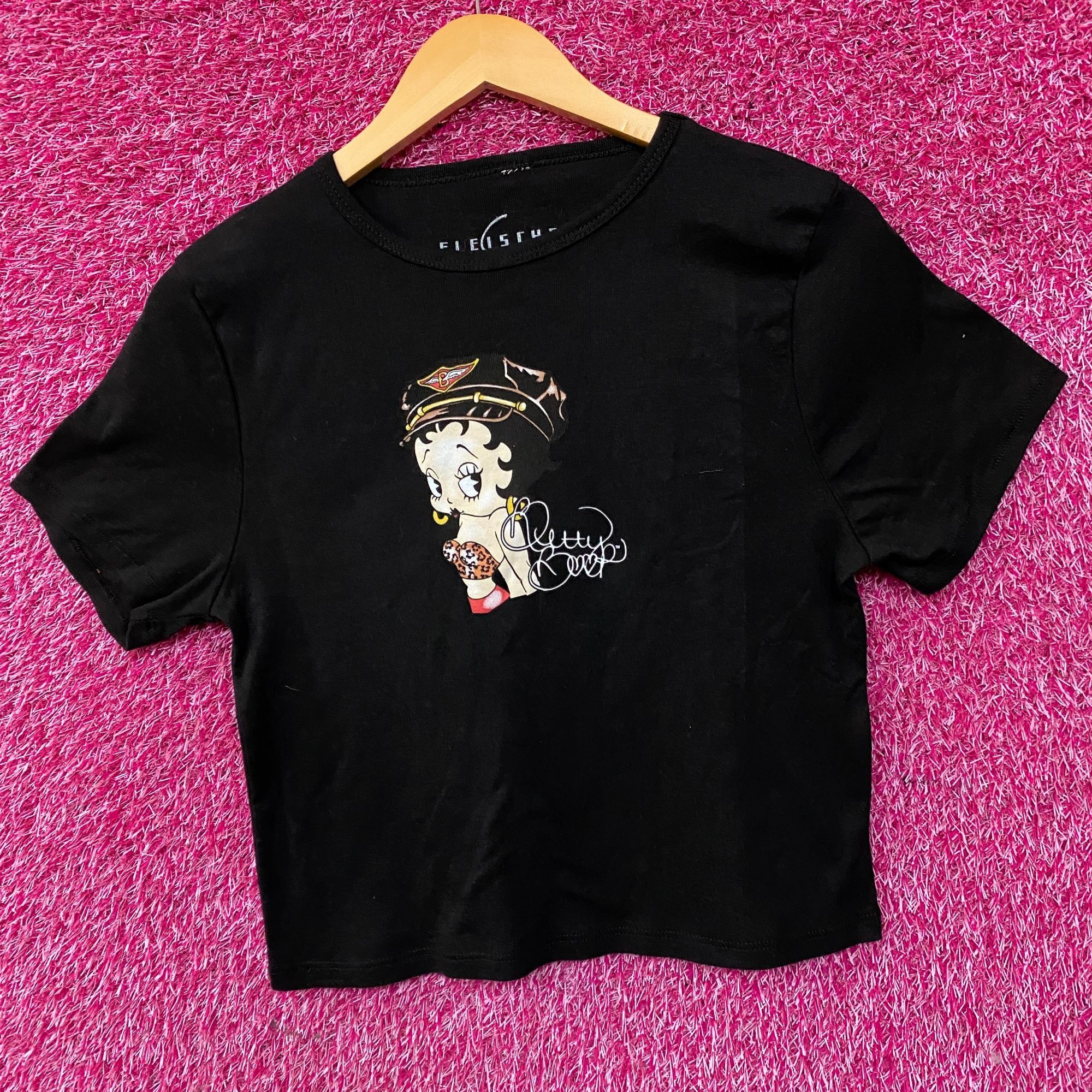Ripple Junction Betty Boop Harley Davidson Y2K Style Croptop XL Size XL / US 12-14 / IT 48-50 - 3 Thumbnail