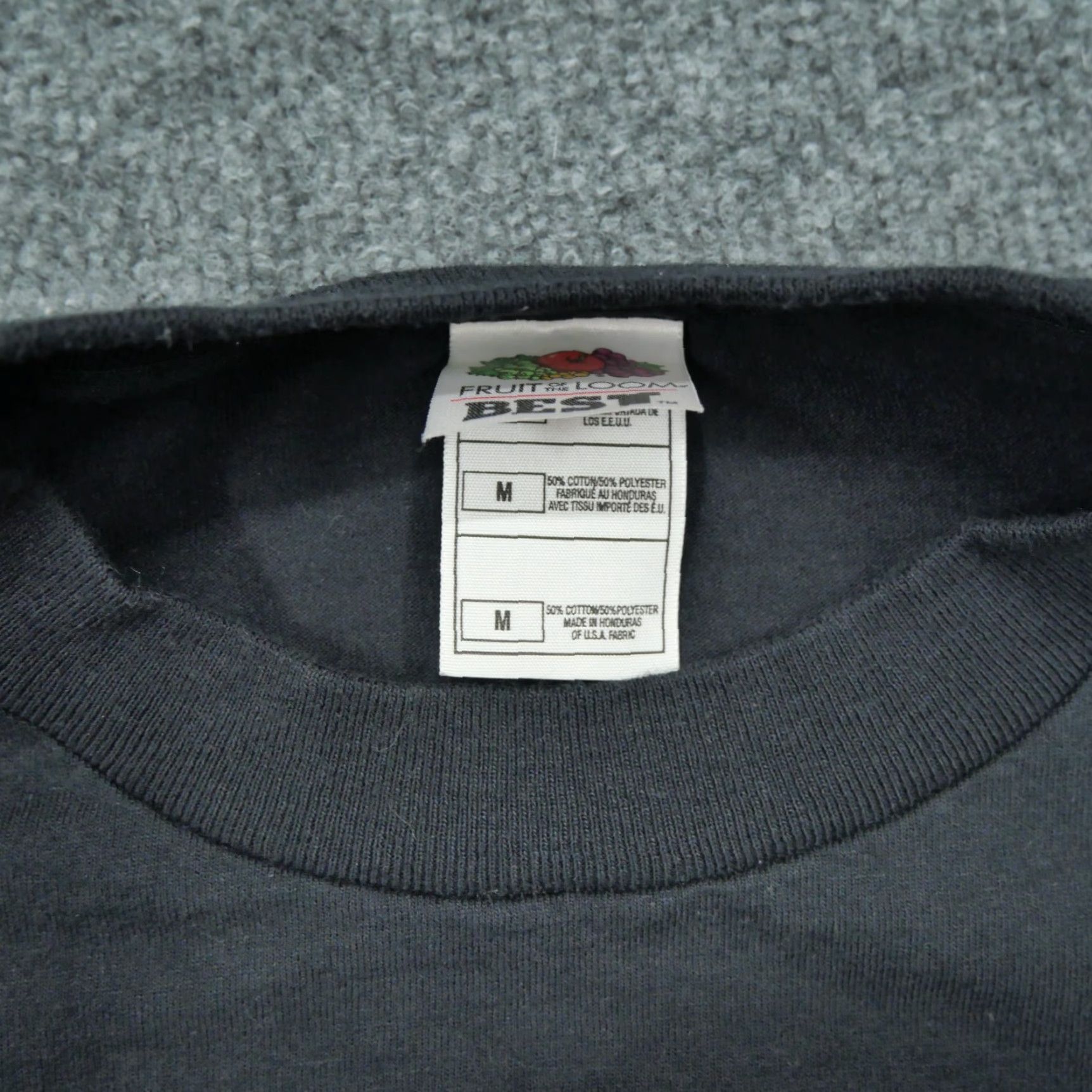 Fruit Of The Loom Vintage Fruit of the Loom Shirt Mens M Black Ukiyo e Art Y2K Crew Neck Short Sleeve Cotton Logo 90s Nobunaga Kuniyoshi Size US M / EU 48-50 / 2 - 7 Thumbnail