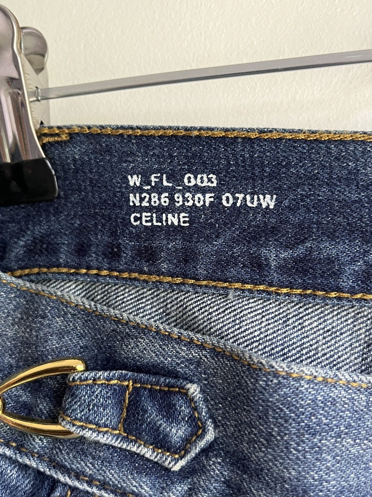 Celine Jane Flare Jeans in Denim Union Wash Size 26" / US 2 / IT 38 - 11 Thumbnail