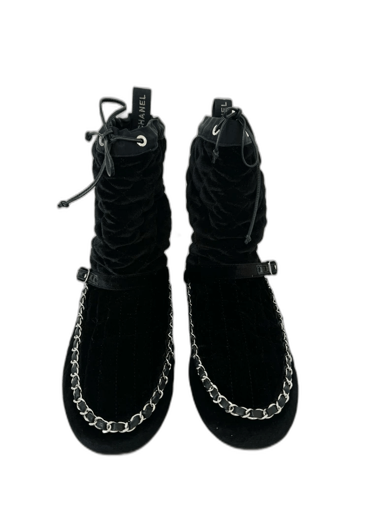 Chanel Chanel Chain Boots Authentic Size 42 Size US 10 / EU 43 - 1 Thumbnail