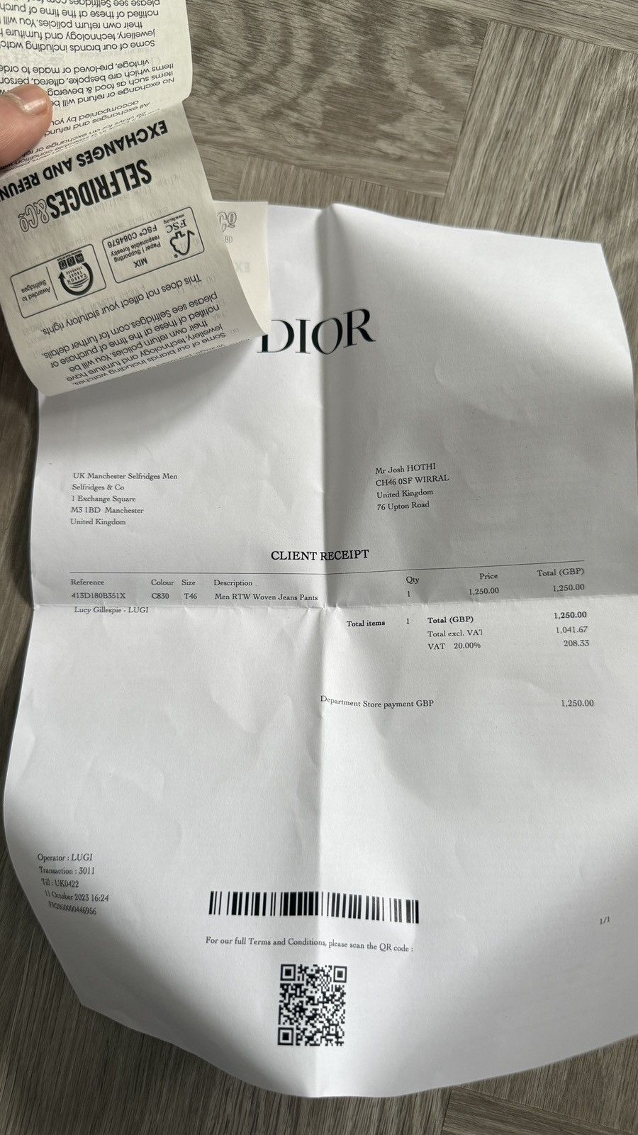 Dior Carpenter Pants 2024 Size US 30 / EU 46 - 12 Thumbnail