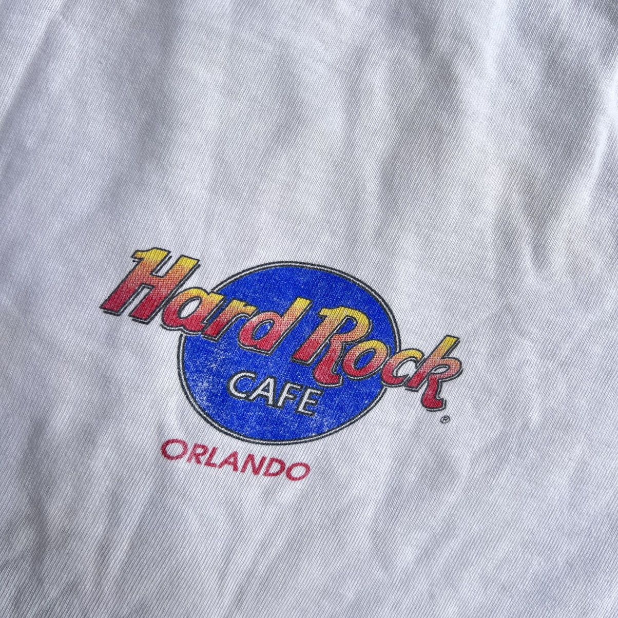 Hard Rock Cafe Vintage Thrashed Hard Rock Cafe Orlando Oversized Tshirt Size US XXL / EU 58 / 5 - 4 Thumbnail
