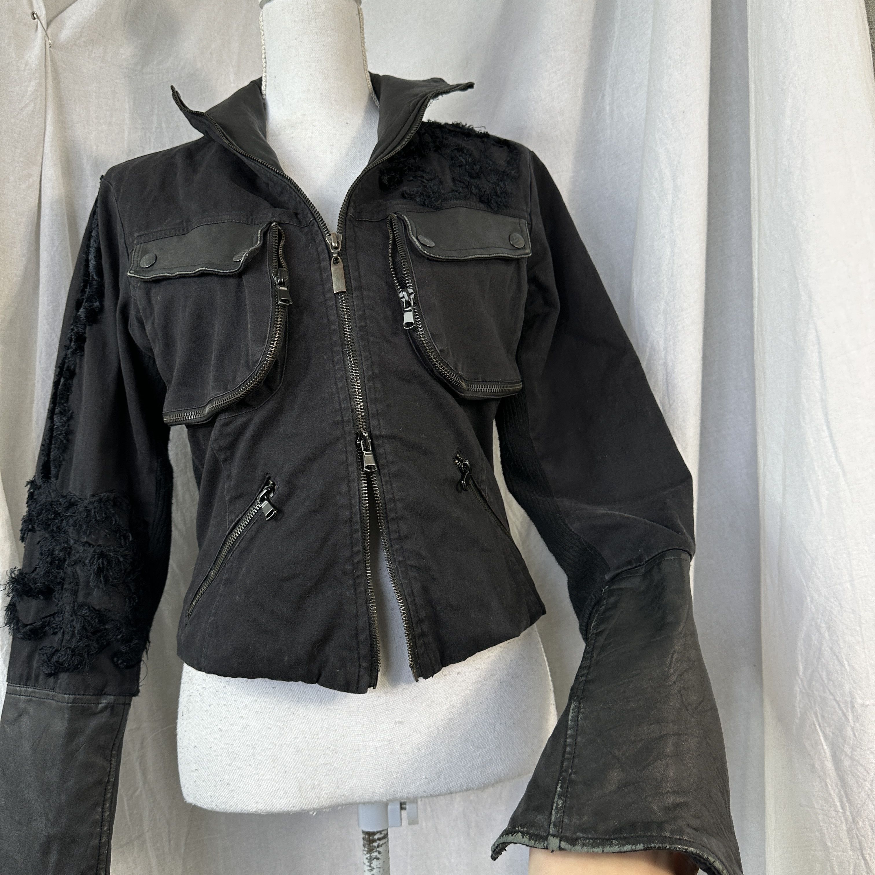 Vintage Vintage Double Zip Mr Cat Isabel Del Pedro Leather Jacket Size S / US 4 / IT 40 - 9 Thumbnail