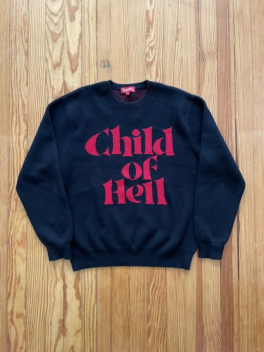 Supreme child sale of hell sweater