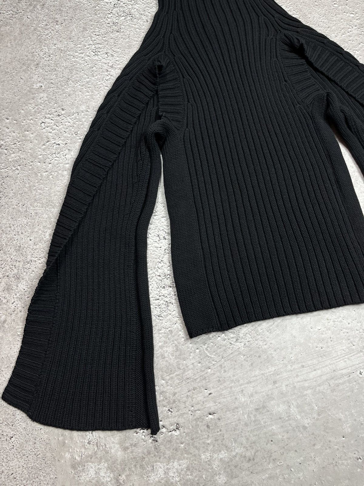 Yohji Yamamoto Y’s Yohji Yamamoto Unisex Heavy Knit Archive Open Sleeve Size US L / EU 52-54 / 3 - 4 Thumbnail