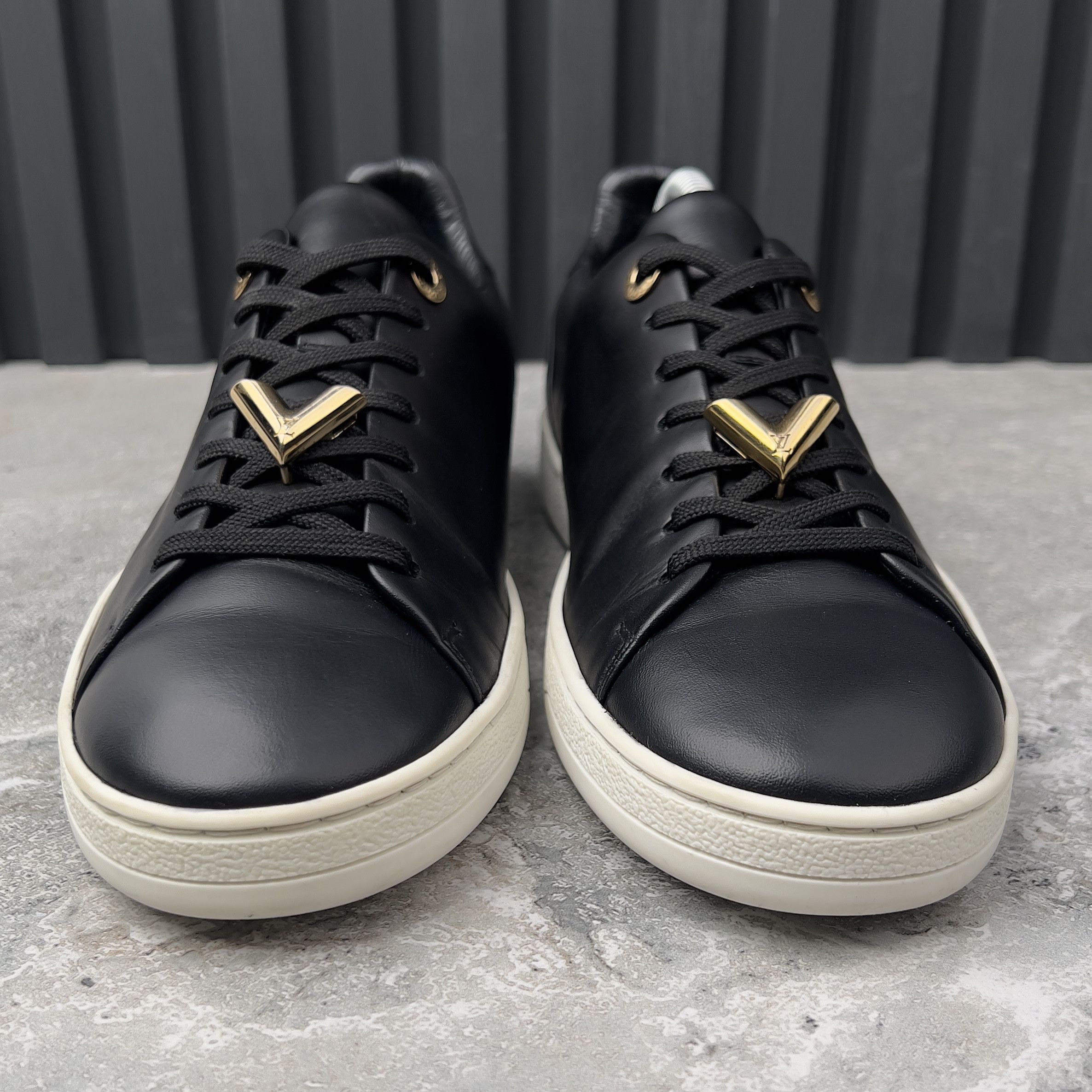 Louis Vuitton Louis Vuitton Frontrow Logo Low Top Sneakers Leather Size US 8 / IT 38 - 6 Thumbnail