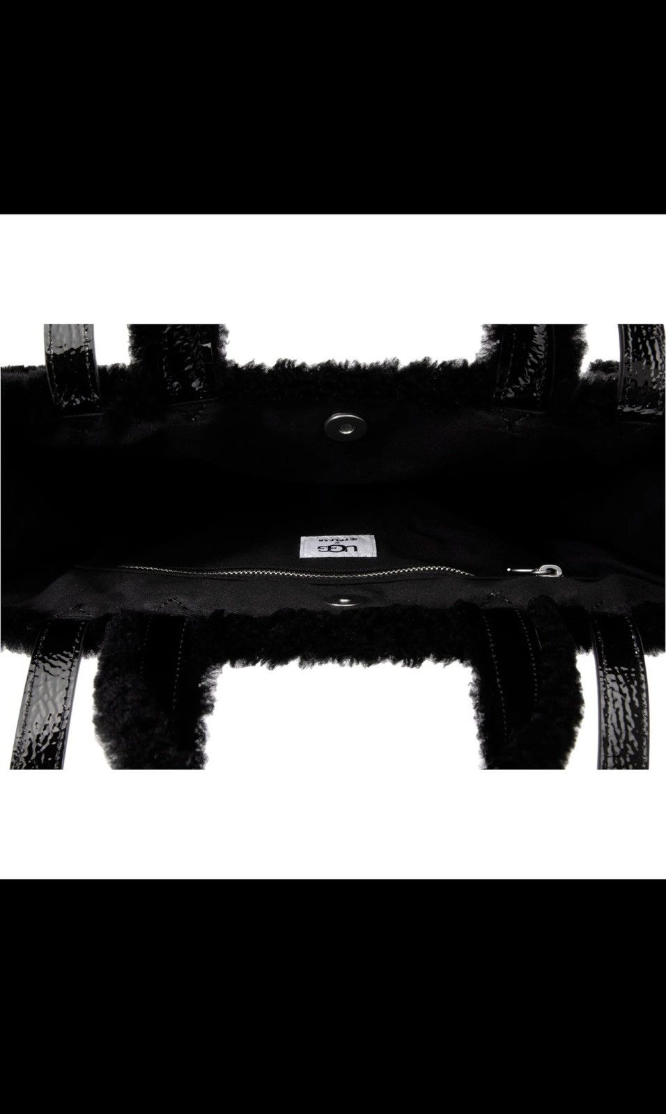 Telfar × Ugg UGG x TELFAR Medium Shopper Crinkle - Black Size ONE SIZE - 3 Thumbnail