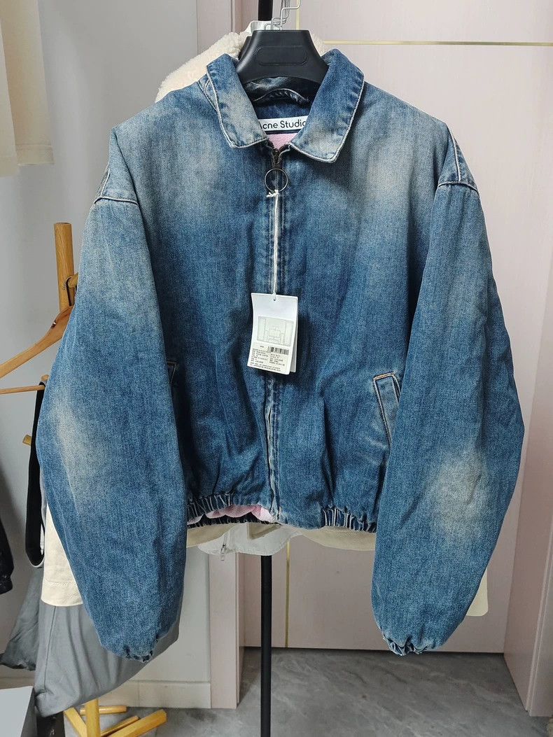 Acne Studios SS23 Denim Series Ice Blue Pink Filled Denim