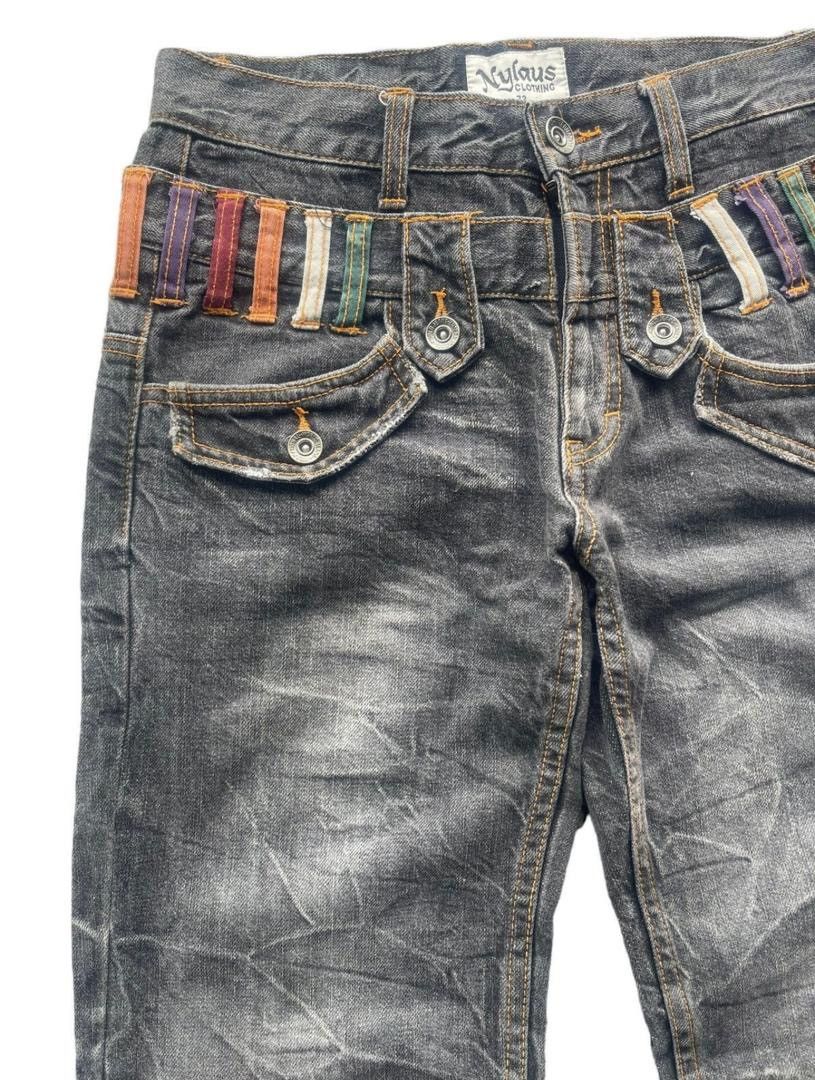 Japanese Brand Japanese Brand Nylaus Double Waist Straight Cut Jeans Size US 30 / EU 46 - 4 Thumbnail