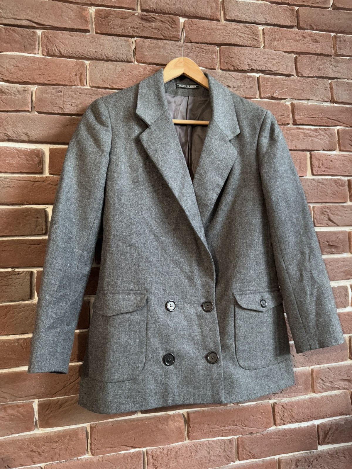 Acne Studios Rare Acne Jeans Wool Double Breasted Blazer Hype Designer Size M / US 6-8 / IT 42-44 - 3 Thumbnail