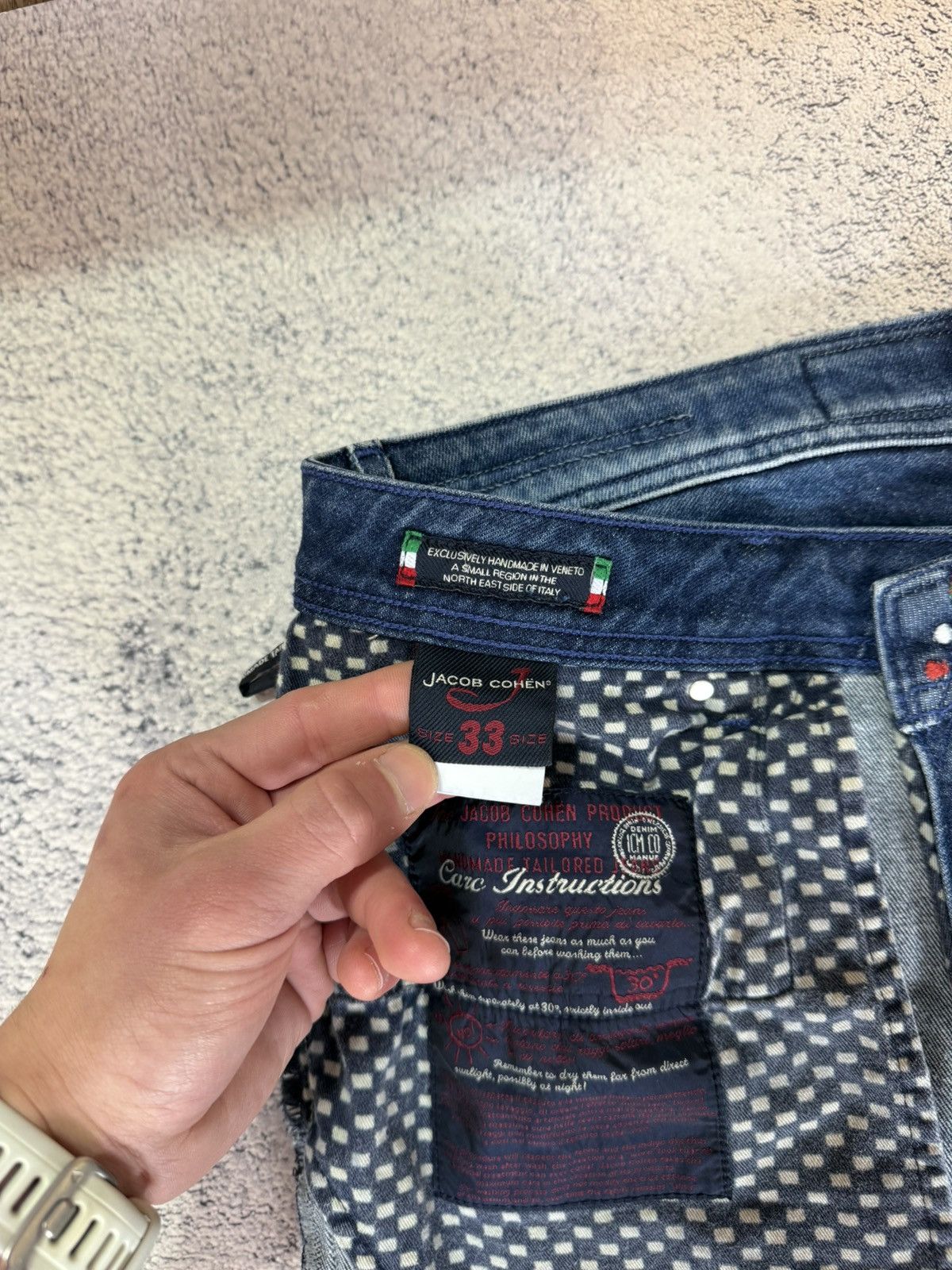 Jacob Cohen Jacob Cohen J622 Comfort Jeans 33 Handmade Dark Wash Denim Size US 33 - 14 Thumbnail