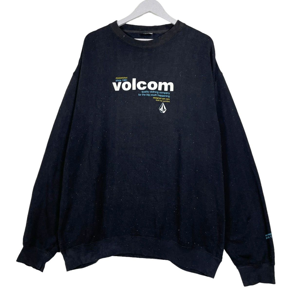 Vintage × Volcom 💥90s VOLVOM SKATEWEAR CREWNECK PULLOVER SWEATSHIRT Size US XL / EU 56 / 4 - 2 Thumbnail