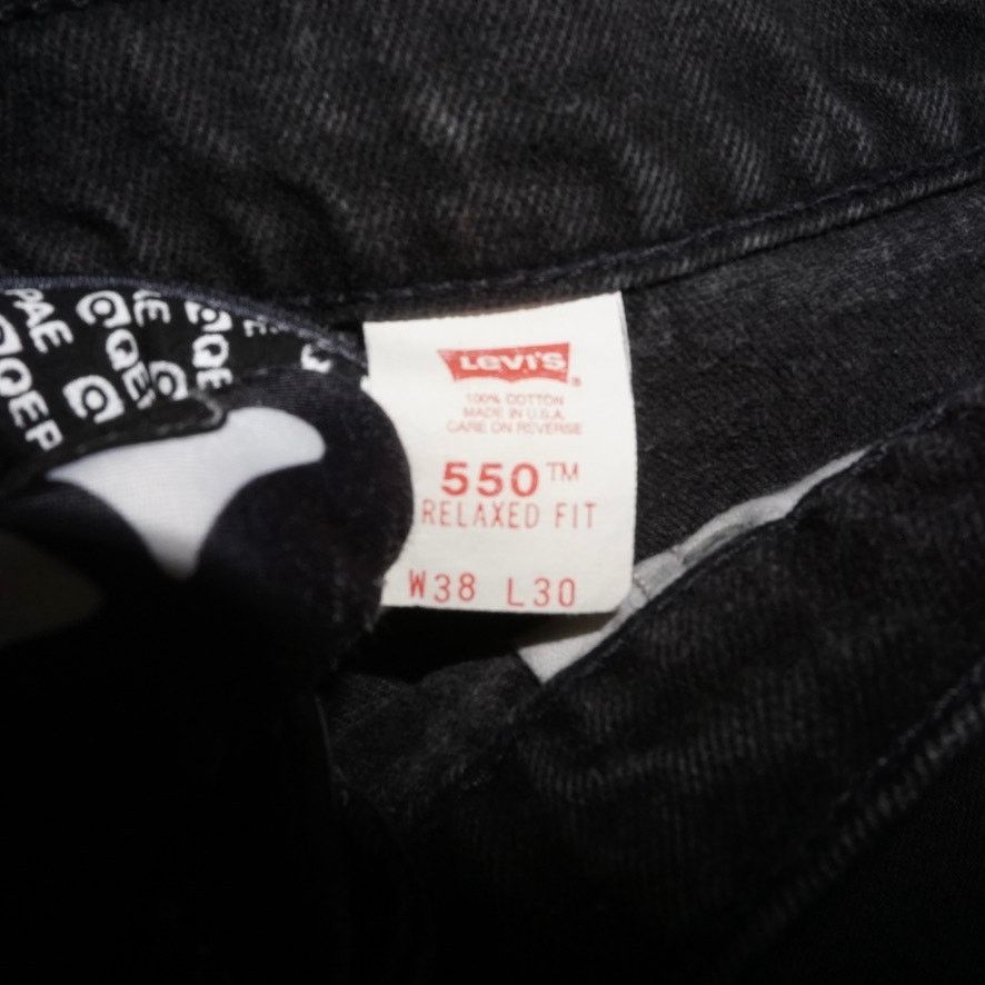 Levi's 38x30 - Vintage Y2K Levis orange tab 90s 550 usa made jeans Size US 38 / EU 54 - 3 Thumbnail