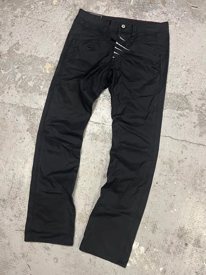 Designer × Marithe + Francois Girbaud × Vintage 2000s Marithé + François Claws Effect Obsucre Pants Size US 32 / EU 48 - 5 Thumbnail