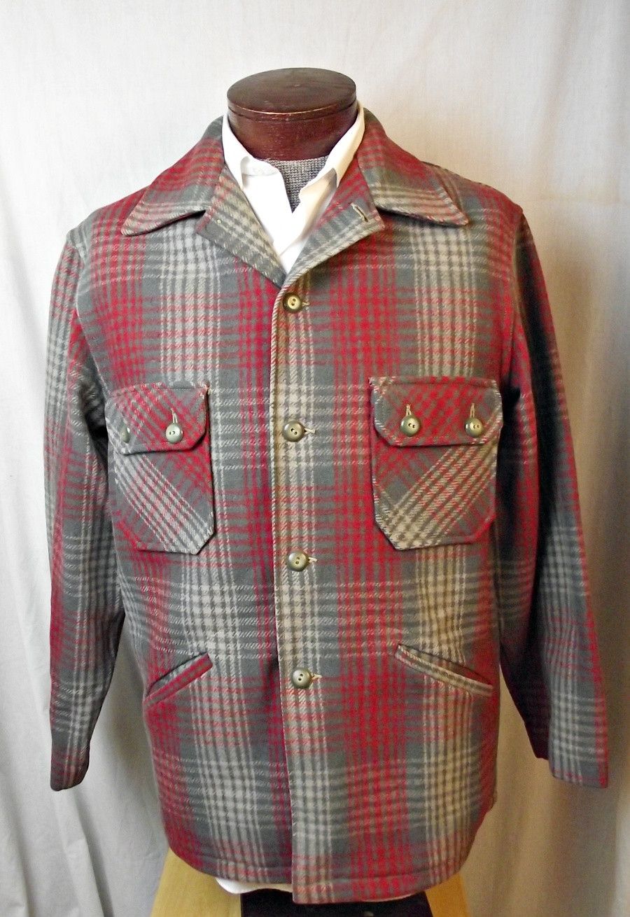 Other 1950s Vintage Chippewa Woolen Mills Mens Wool Shirt Jacket Size US L / EU 52-54 / 3 - 2 Thumbnail