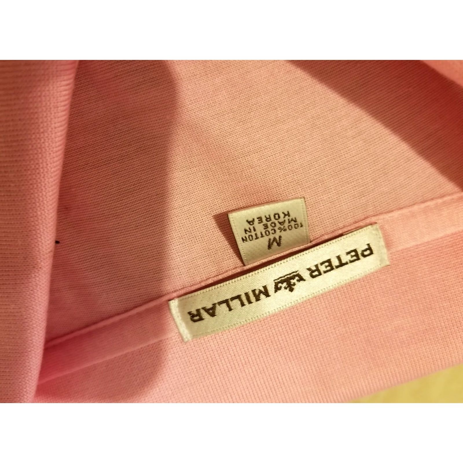 Peter Millar Peter Millar Polo Shirt Medium Pink Cotton Golf Athletic Mens Size US M / EU 48-50 / 2 - 4 Thumbnail
