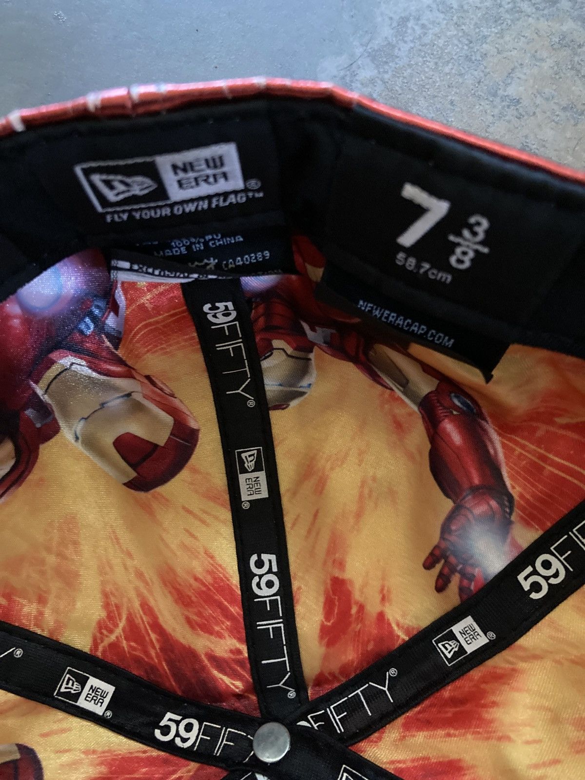 Marvel Comics × New Era × Vintage Vintage New Era Iron Man Avengers Rare Hat Cap 59fifty Size ONE SIZE - 16 Thumbnail
