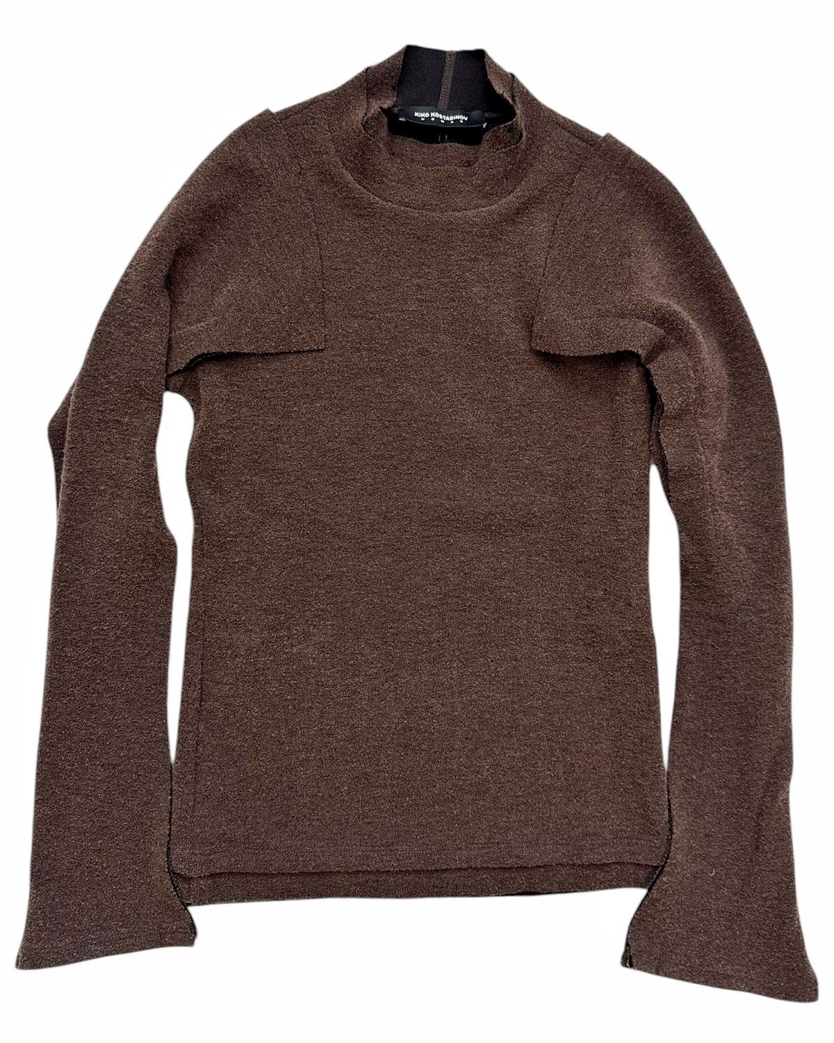 Kiko Kostadinov Arc Top Fuzzy Longsleeve Size XS / US 0-2 / IT 36-38 - 1 Thumbnail