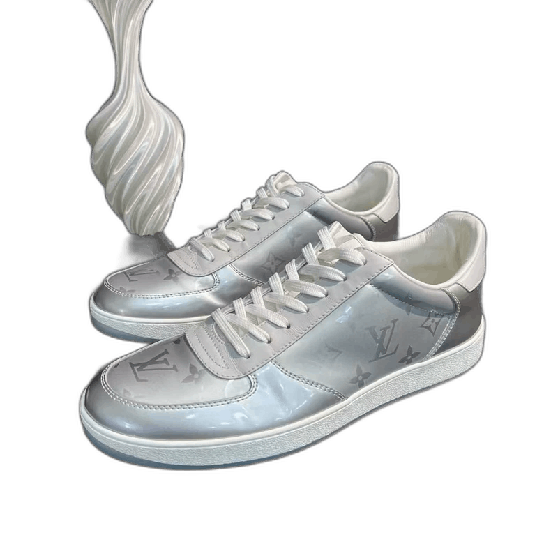 Louis Vuitton Louis Vuitton Mirror Silver Low Top Sneakers Size US 9 / EU 42 - 1 Thumbnail