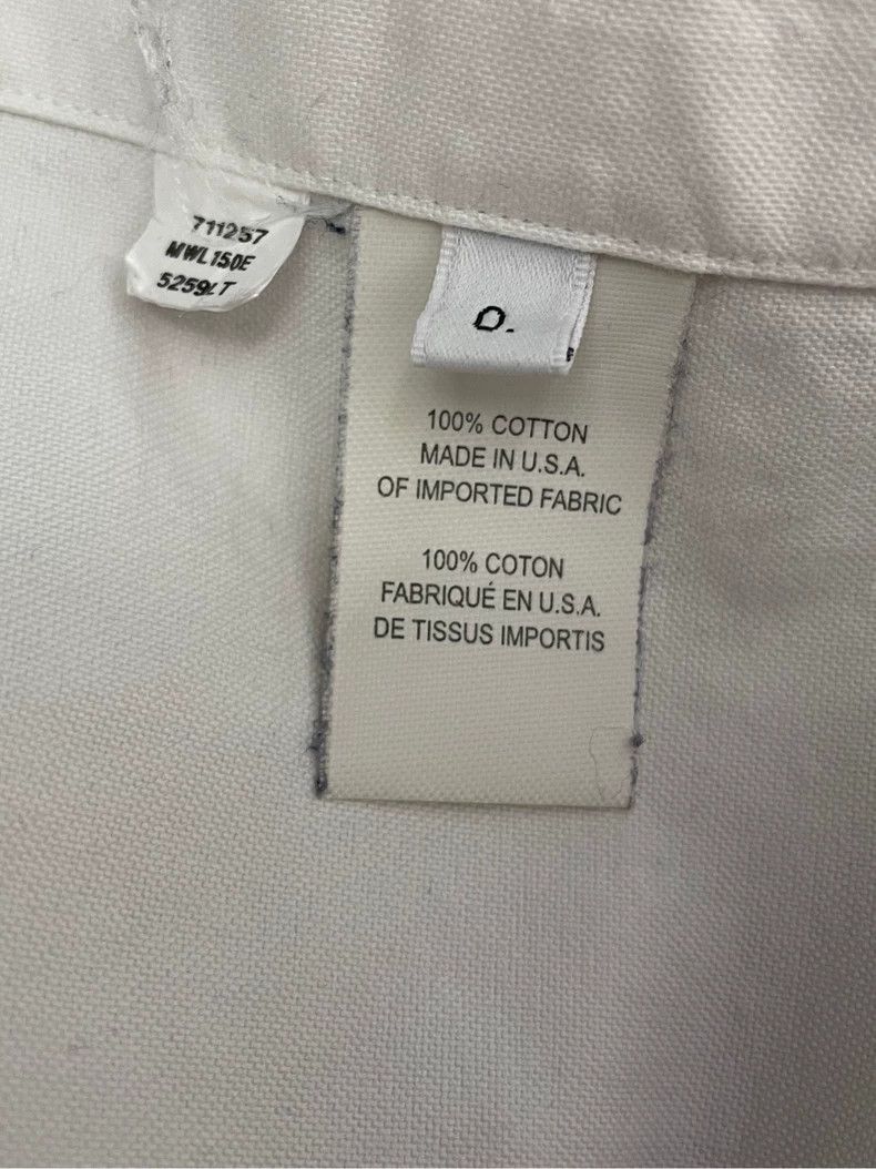 Thom Browne Thom browne White double-sleeved colored stripe shirt 2504- Size US XS / EU 42 / 0 - 6 Thumbnail