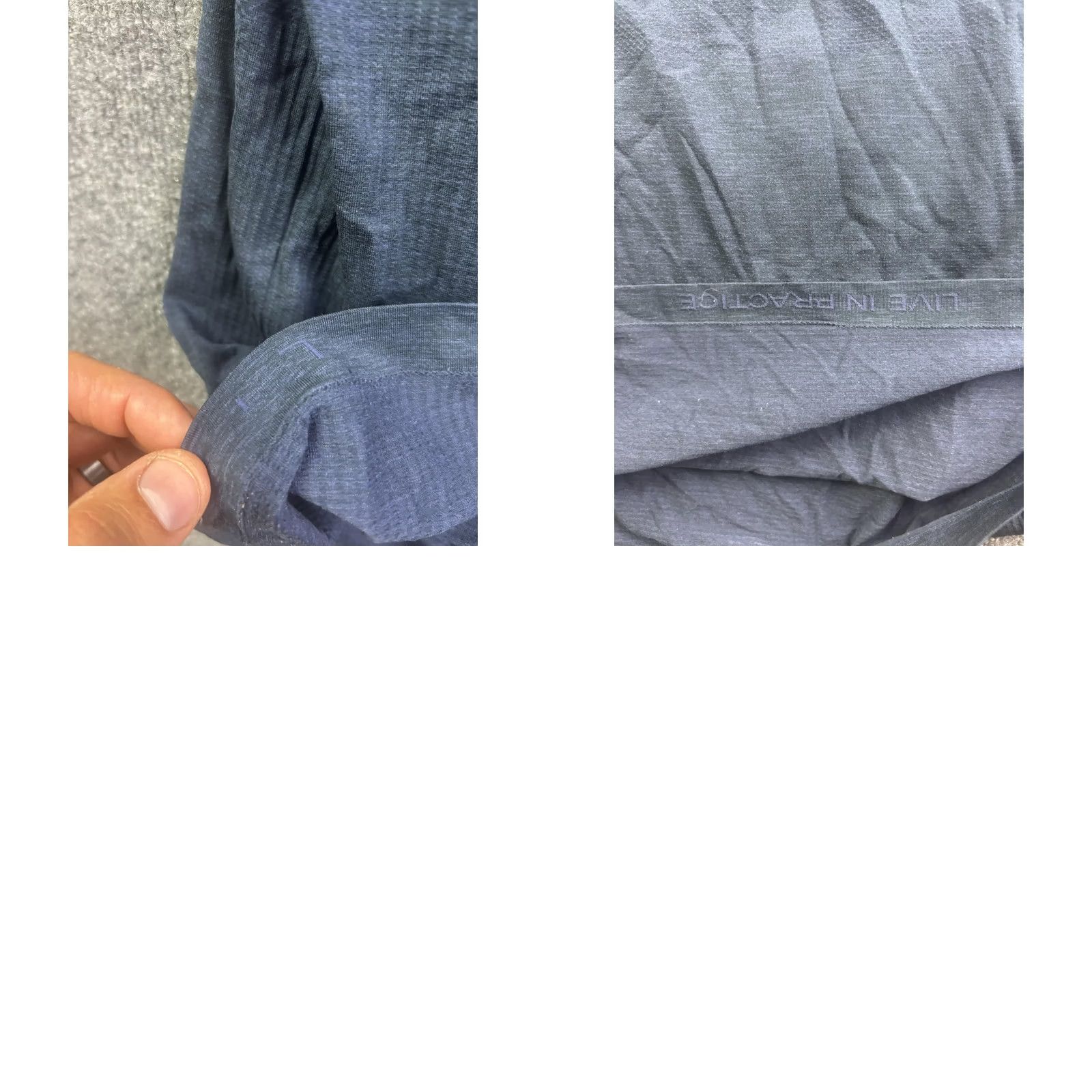 Lululemon Lululemon Shirt Mens Large Blue Short Sleeve Athletic Running Training Top Size US L / EU 52-54 / 3 - 8 Thumbnail