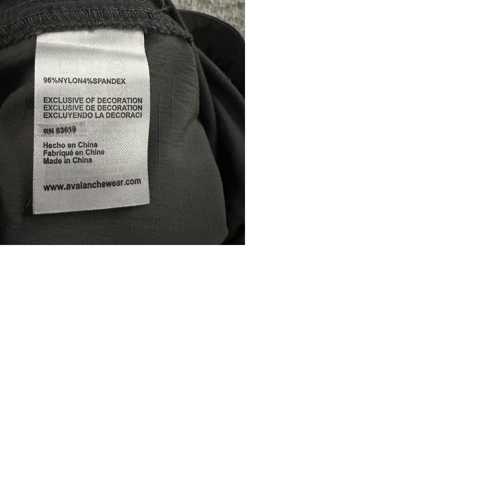 Avalanche Avalanche Womens Pants Gray Size Small Utility Zip Pocket Stretch Nylon Blend Size 28" / US 6 / IT 42 - 10 Thumbnail